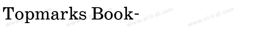 Topmarks Book字体转换 Topmarks Book字体转换
